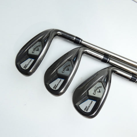 Used Callaway 2015 Big Bertha Iron Set / 6 - SW + AW / Ladies Flex