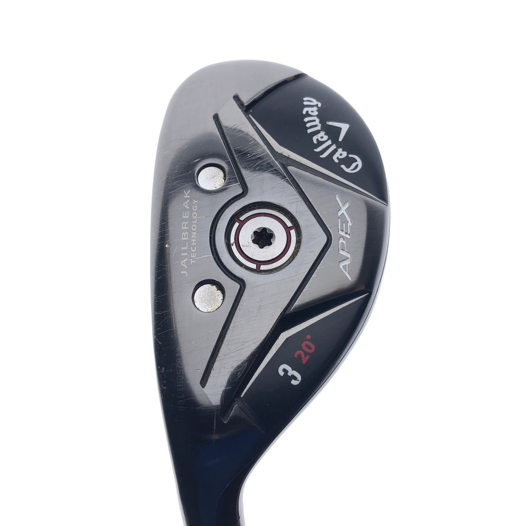 Used Callaway Apex 19 3 Hybrid / 20 Degrees / Stiff Flex / Left-Handed