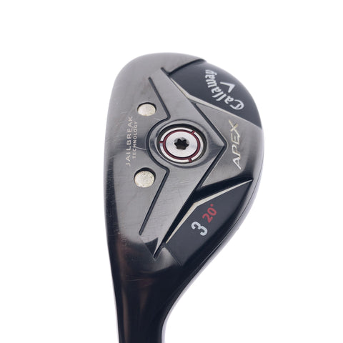 Used Callaway Apex 19 3 Hybrid / 20 Degrees / Stiff Flex / Left-Handed