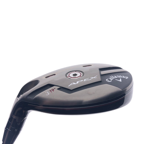 Used Callaway Apex 21 3 Hybrid / 19 Degrees / Stiff Flex / Left-Handed