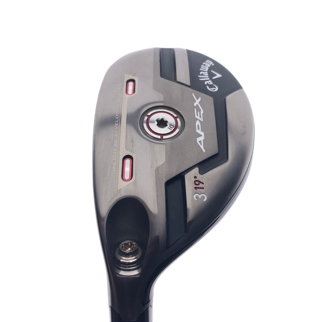 Used Callaway Apex 21 3 Hybrid / 19 Degrees / Stiff Flex / Left-Handed