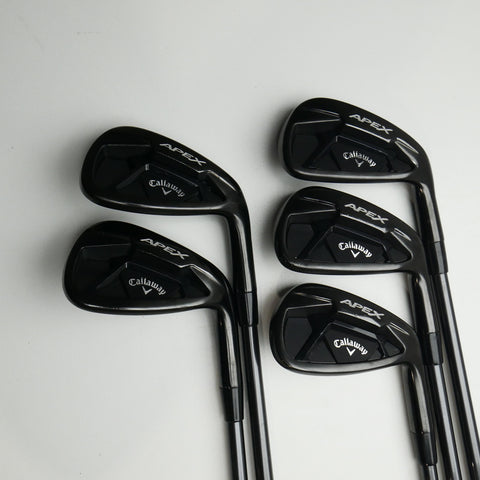 Used Callaway Apex 21 Black Iron Set / 6 - PW / Regular Flex