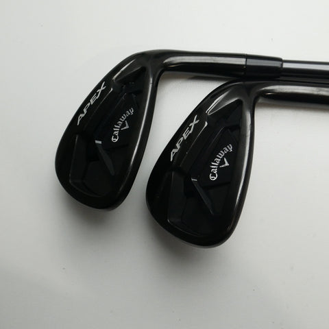 Used Callaway Apex 21 Black Iron Set / 6 - PW / Regular Flex