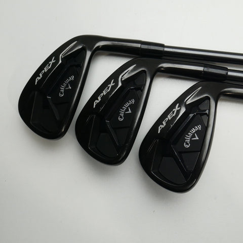 Used Callaway Apex 21 Black Iron Set / 6 - PW / Regular Flex
