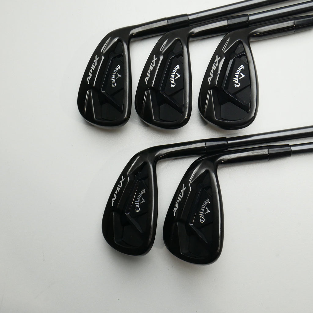 Used Callaway Apex 21 Black Iron Set / 6 - PW / Regular Flex