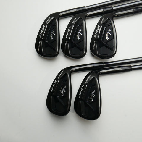 Used Callaway Apex 21 Black Iron Set / 6 - PW / Regular Flex