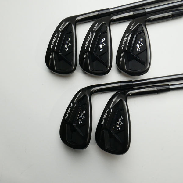 Used Callaway Apex 21 Black Iron Set / 6 - PW / Regular Flex