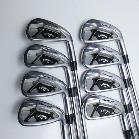 Used Callaway Apex 21 Iron Set / 4 - PW + AW / Stiff Flex