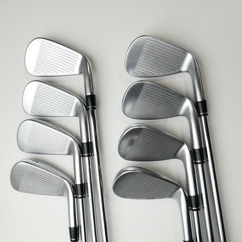 Used Callaway Apex 21 Iron Set / 4 - PW + AW / Stiff Flex / Left-Handed