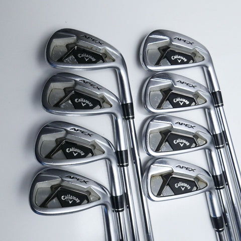 Used Callaway Apex 21 Iron Set / 4 - PW + AW / X-Stiff Flex