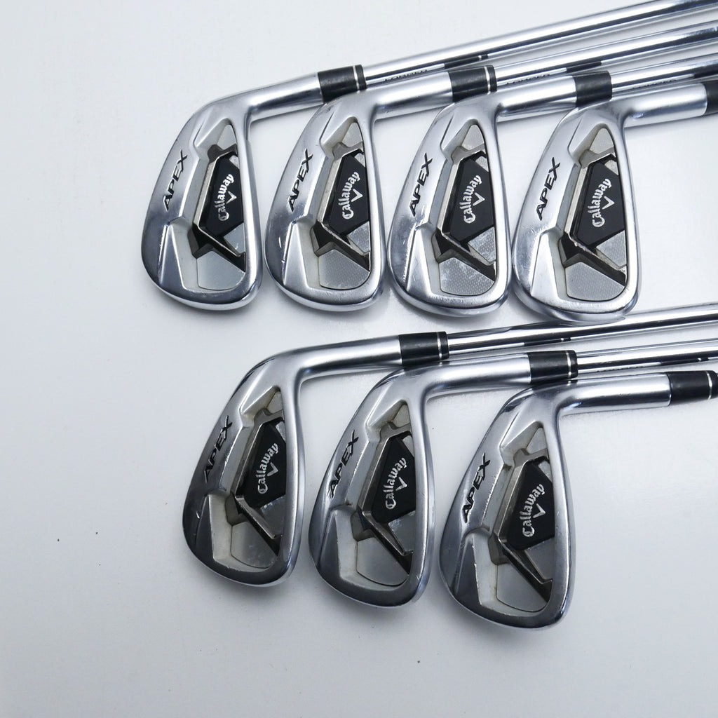 Used Callaway Apex 21 Iron Set / 4 - PW / Stiff Flex