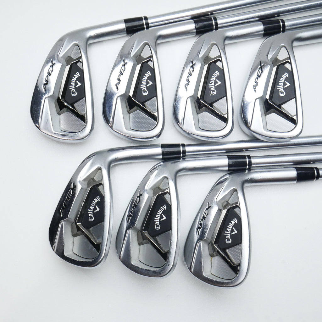 Used Callaway Apex 21 Iron Set / 4 - PW / Stiff Flex