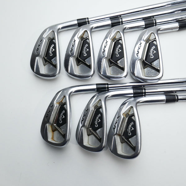 Used Callaway Apex 21 Iron Set / 4 - PW / Stiff Flex