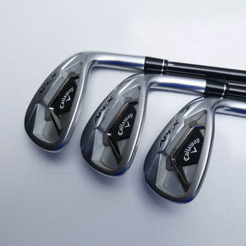 Used Callaway Apex 21 Iron Set / 5 - PW + AW / Stiff Flex