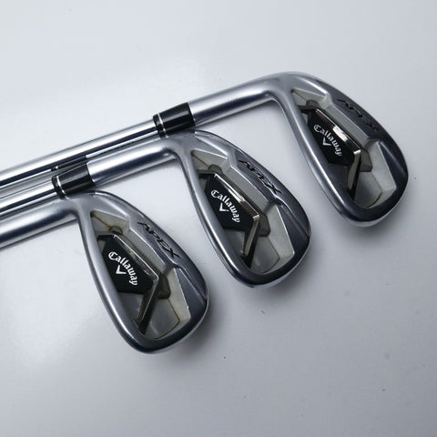 Used Callaway Apex 21 Iron Set / 5 - PW + AW / Stiff Flex / Left-Handed
