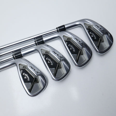 Used Callaway Apex 21 Iron Set / 5 - PW + AW / Stiff Flex / Left-Handed
