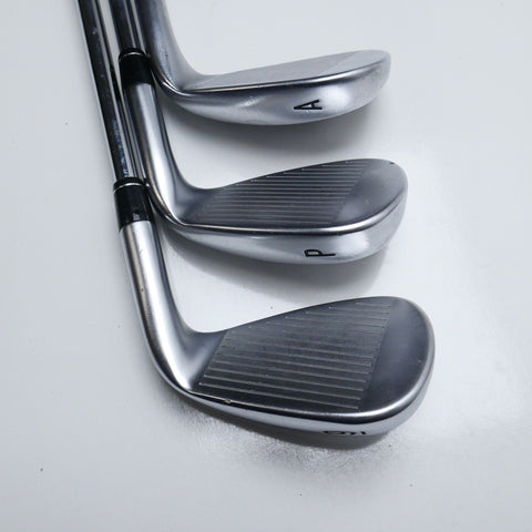 Used Callaway Apex 21 Iron Set / 5 - PW + AW / Stiff Flex / Left-Handed