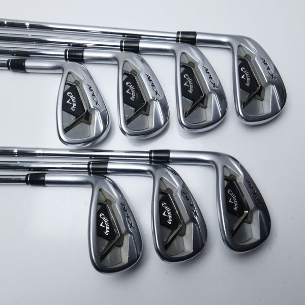 Used Callaway Apex 21 Iron Set / 5 - PW + AW / Stiff Flex / Left-Handed