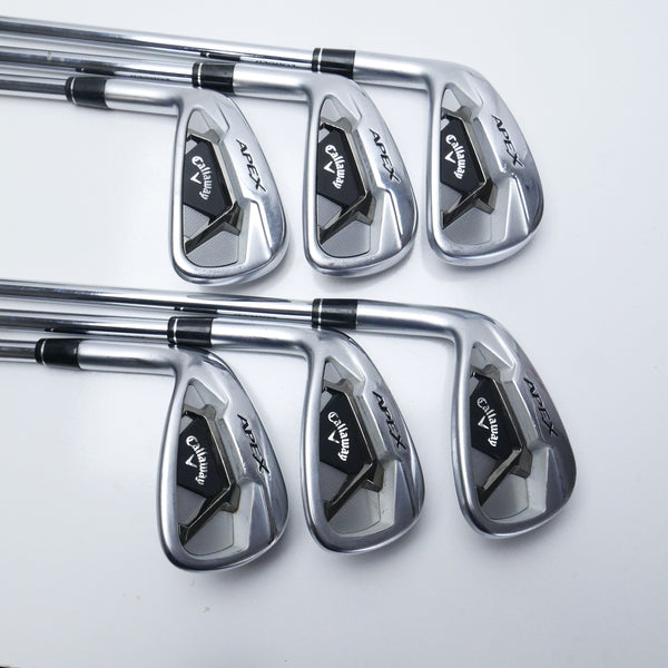 Used Callaway Apex 21 Iron Set / 5 - PW / Stiff Flex / Left-Handed