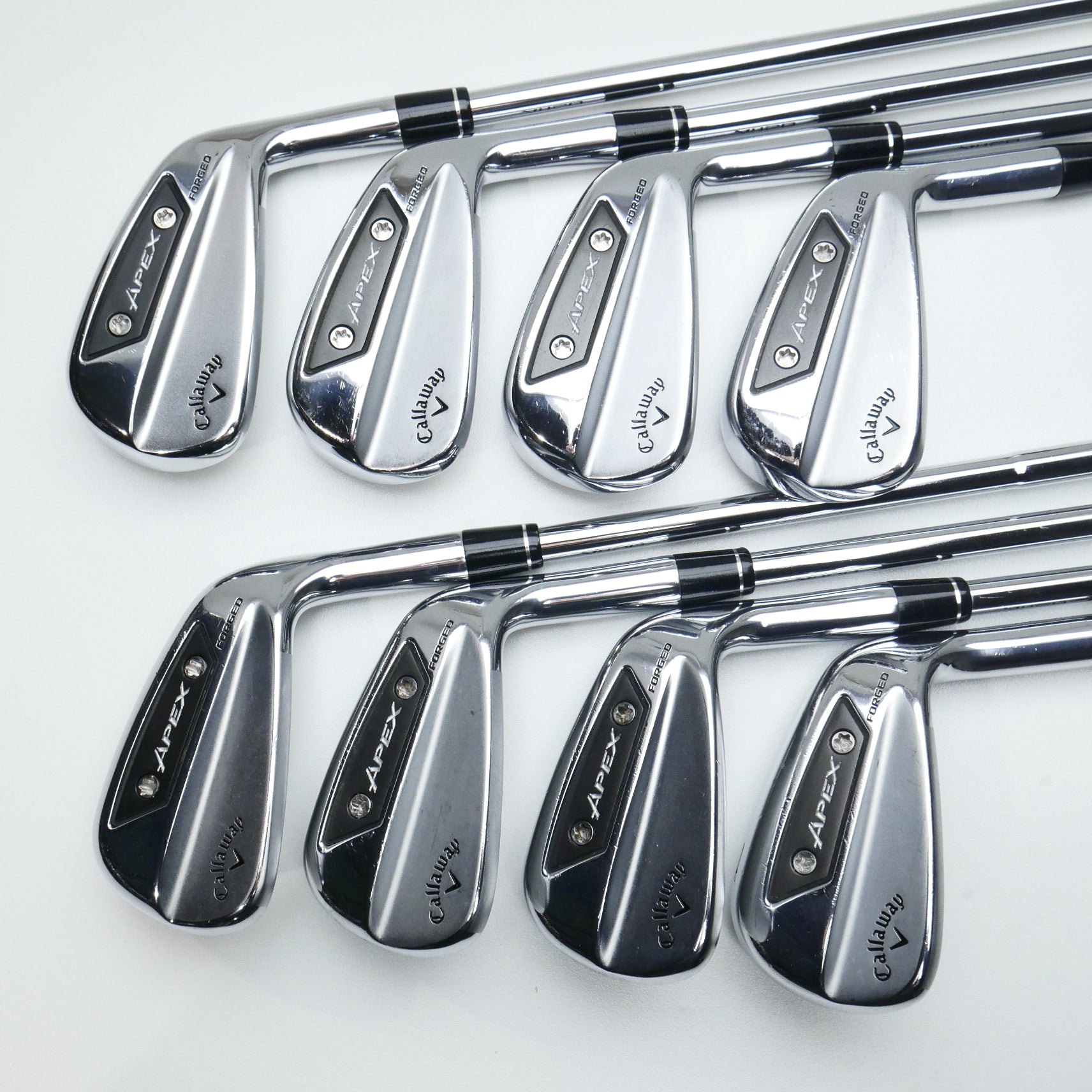 Used Callaway Apex Ai 150 Iron Set / 4 - PW + AW / Stiff Flex