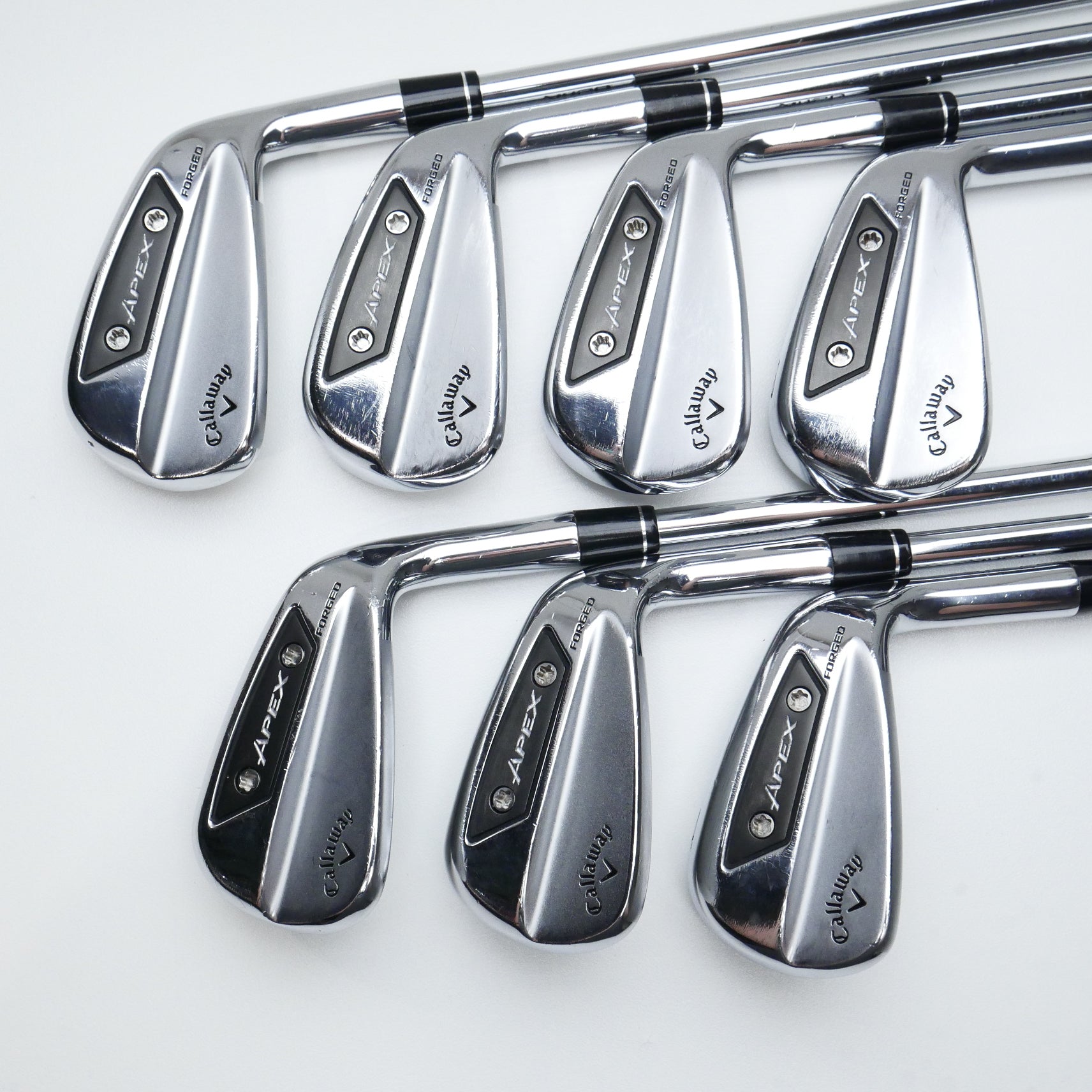 Used Callaway Apex Ai 150 Iron Set / 5 - PW + AW / Stiff Flex