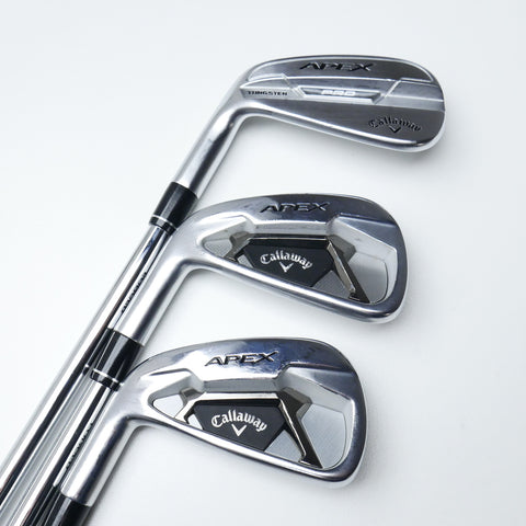 Used Callaway Apex & Apex Pro Combo Iron Set / 5 - PW / Stiff Flex / Left-Handed