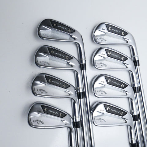 Used Callaway Apex CB 24 Iron Set / 3 - 10 / Stiff Flex