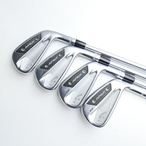 Used Callaway Apex CB 24 Iron Set / 4 - PW / Stiff Flex