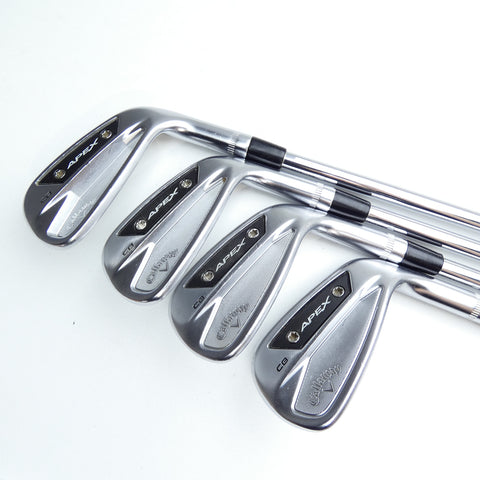 Used Callaway Apex CB 24 Iron Set / 5 - PW + GW / Stiff Flex