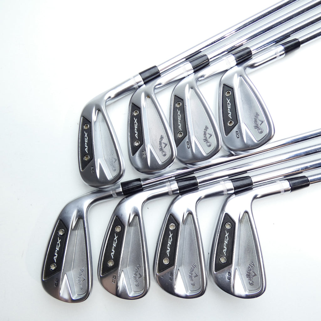 Used Callaway Apex CB 24 Iron Set / 5 - PW + GW / Stiff Flex