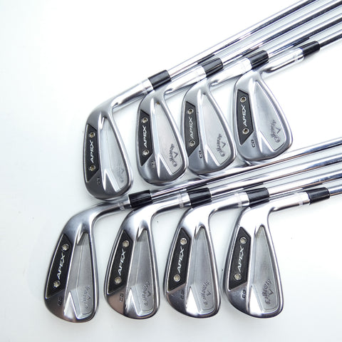 Used Callaway Apex CB 24 Iron Set / 5 - PW + GW / Stiff Flex