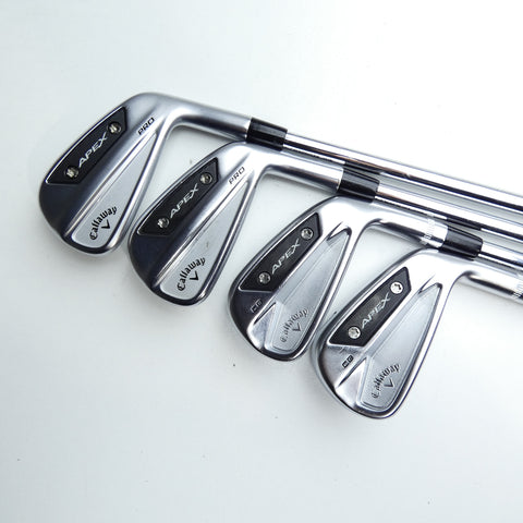 Used Callaway Apex CB and Apex Pro 24 Combo Iron Set / 4 - PW / Stiff Flex