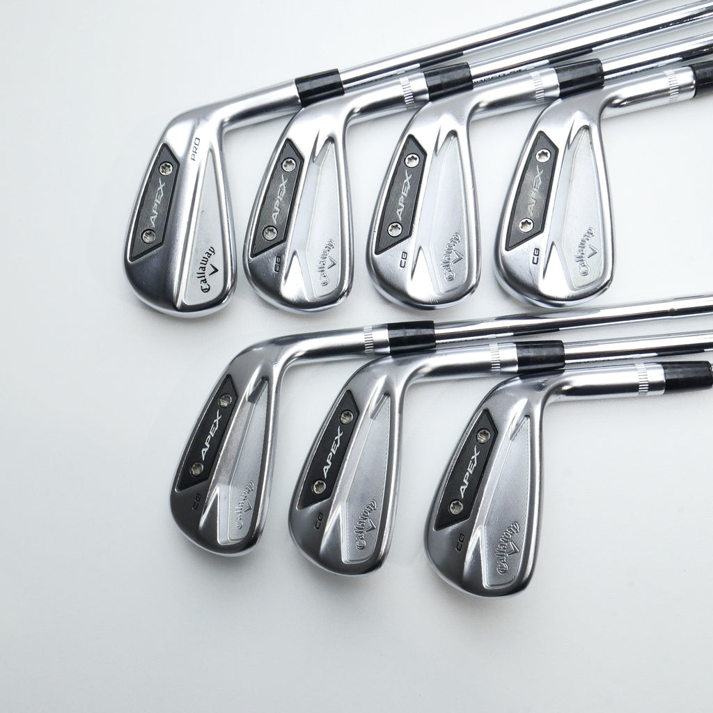 Used Callaway Apex CB and Apex Pro 24 Combo Iron Set / 4 - PW / X-Stiff Flex