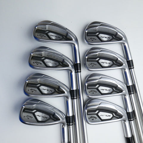Used Callaway Apex CF16 Iron Set / 4 - PW + AW / Stiff Flex