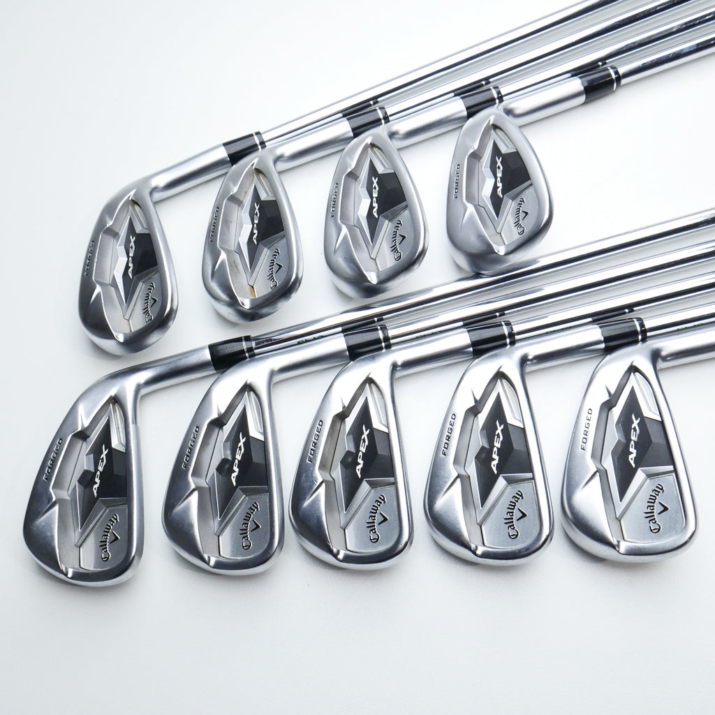 Used Callaway Apex CF19 Iron Set / 3 - PW + AW / Regular Flex