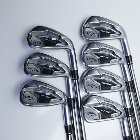 Used Callaway Apex CF19 Iron Set / 4 - PW / Stiff Flex