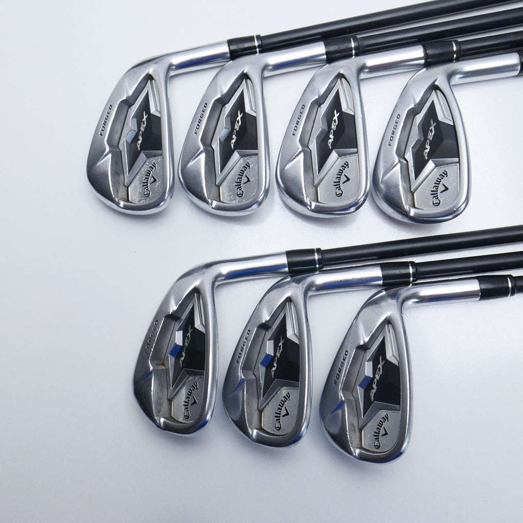 Used Callaway Apex CF19 Iron Set / 5 - PW + AW / Regular Flex
