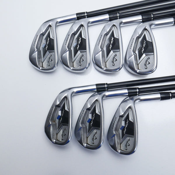 Used Callaway Apex CF19 Iron Set / 5 - PW + AW / Regular Flex