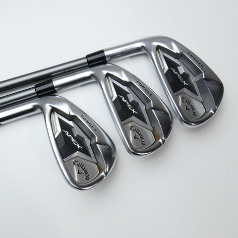 Used Callaway Apex CF19 Iron Set / 6 - PW + AW / Regular Flex / Left-Handed