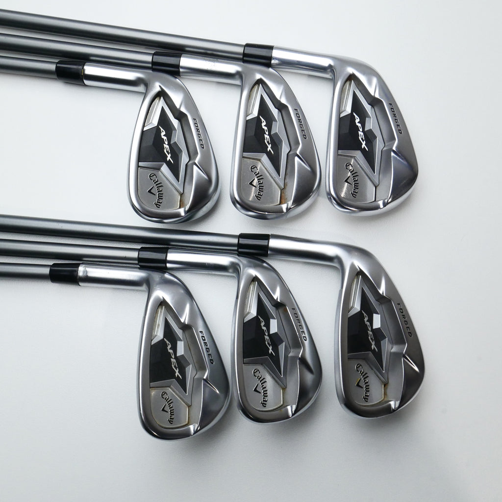Used Callaway Apex CF19 Iron Set / 6 - PW + AW / Regular Flex / Left-Handed