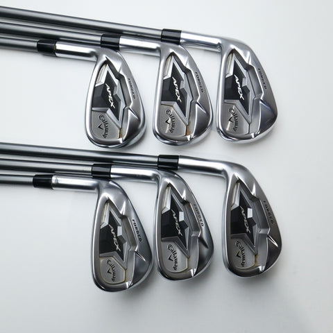 Used Callaway Apex CF19 Iron Set / 6 - PW + AW / Regular Flex / Left-Handed