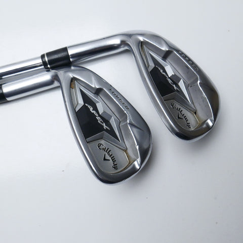Used Callaway Apex CF19 Iron Set / 6 - PW / Stiff Flex / Left-Handed