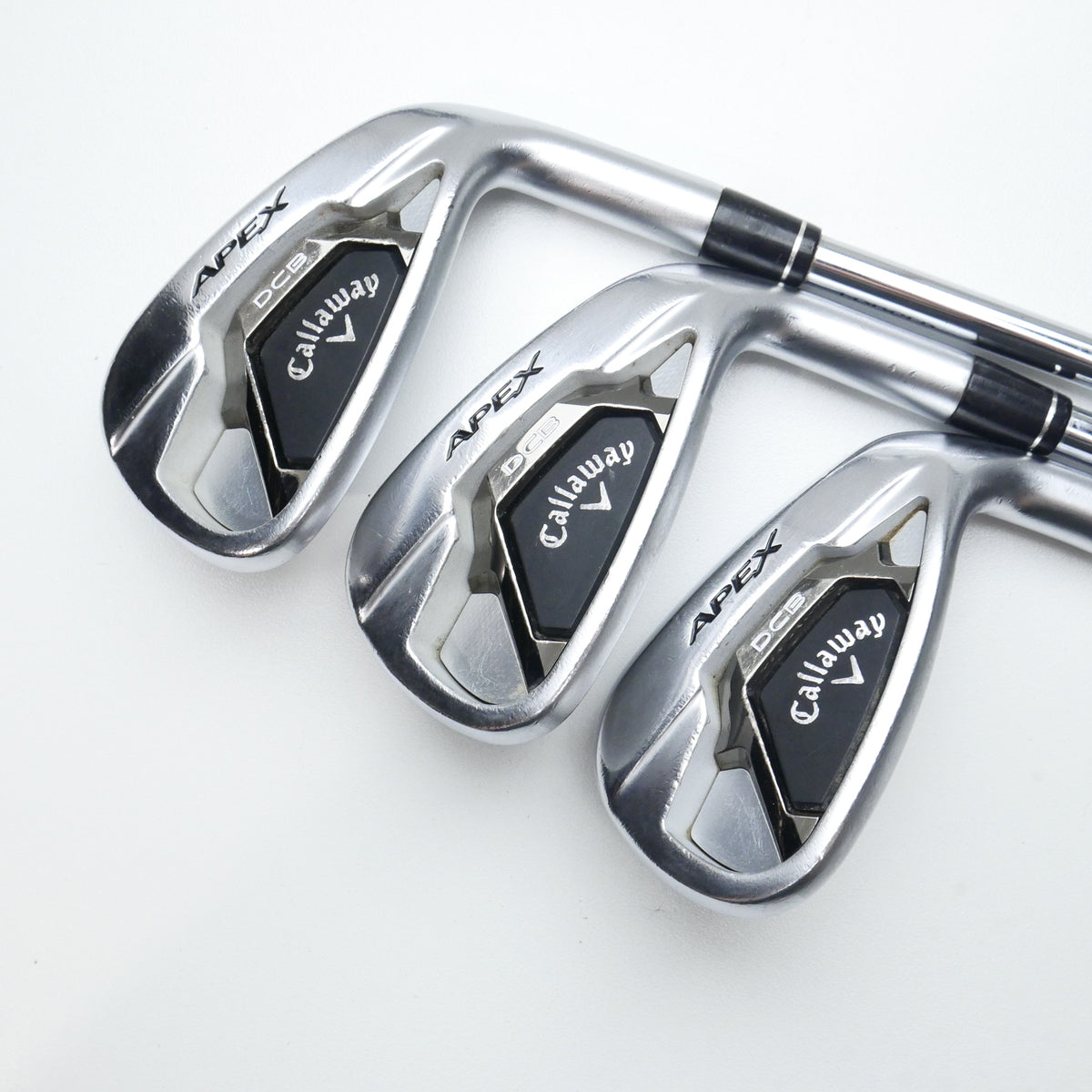 Used Callaway Apex DCB 21 Iron Set / 5 - 9 IRON + AW / Stiff Flex