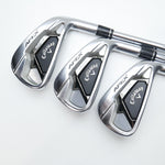 Used Callaway Apex DCB 21 Iron Set / 5 - 9 IRON + AW / Stiff Flex