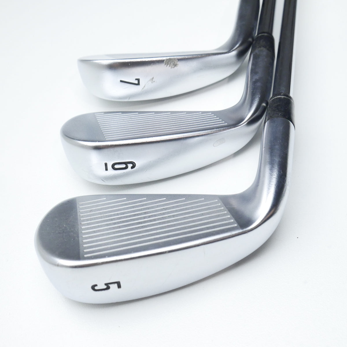 Used Callaway Apex DCB 21 Iron Set / 5 - 9 IRON + AW / Stiff Flex