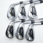 Used Callaway Apex DCB 21 Iron Set / 5 - 9 IRON + AW / Stiff Flex