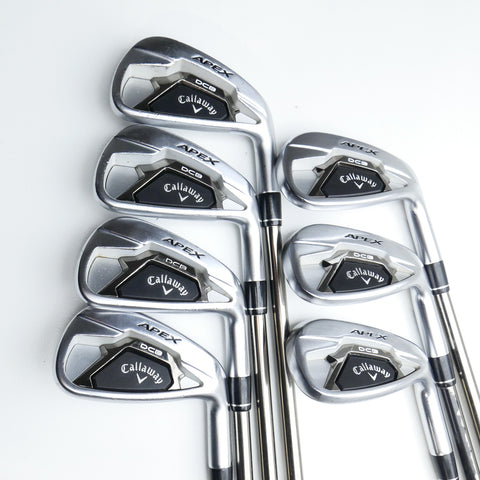 Used Callaway Apex DCB 21 Iron Set / 5 - PW + AW / Regular Flex