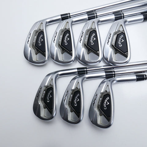 Used Callaway Apex DCB 21 Iron Set / 5 - PW + AW / Regular Flex