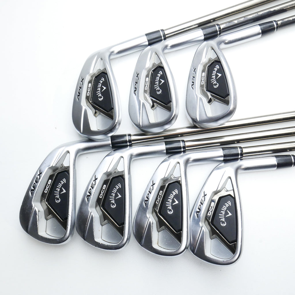 Used Callaway Apex DCB 21 Iron Set / 5 - PW + AW / Regular Flex