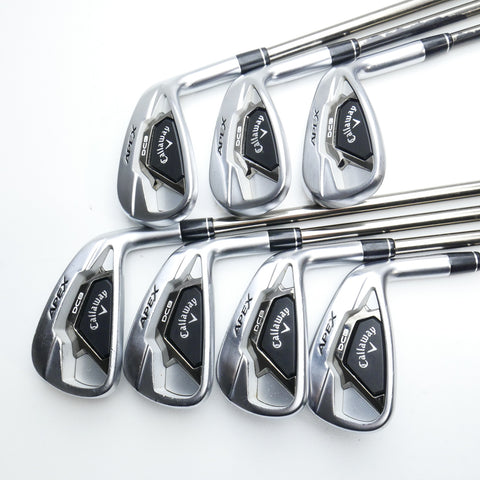 Used Callaway Apex DCB 21 Iron Set / 5 - PW + AW / Regular Flex